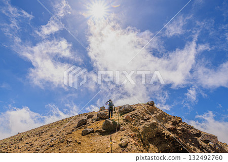 飛向北海道的天空～登上雌阿寒山頂的瞬間 132492760