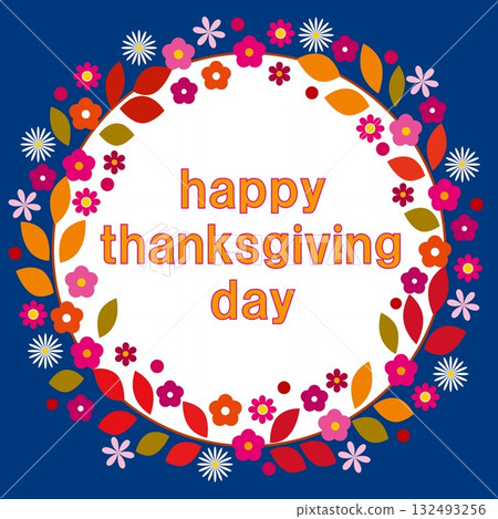 Happy Thanksgiving Day Autumn image 132493256
