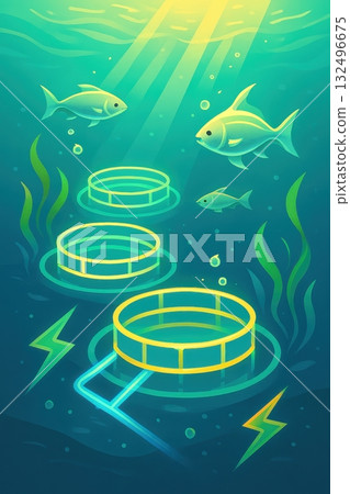 Underwater Ocean Energy Harvesting and Sustainable Power Rings Underwater Ocean Energy Harvesting and Sustainable Power Rings 132496675