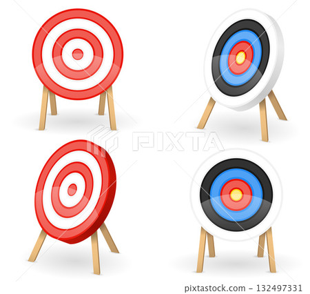 target aim for shooting arrow bow cartoon stock vector illustration target aim for shooting arrow bow cartoon stock vector illustration 132497331