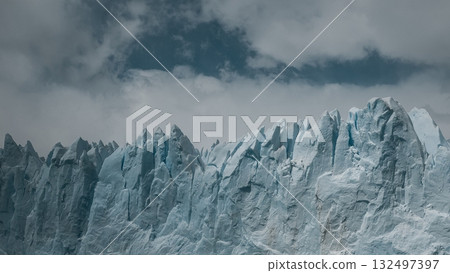 Perito Moreno Glacier, Los Glaciares National Park, Santa Cruz Province, Patagonia Argentina. 132497397