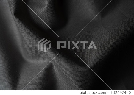 Luxurious black fabric texture 132497460