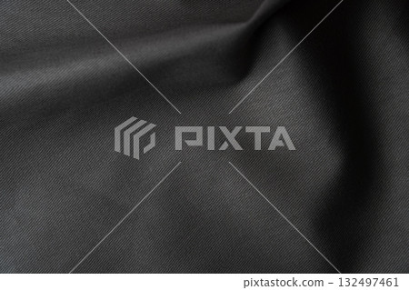 Luxurious black fabric texture 132497461