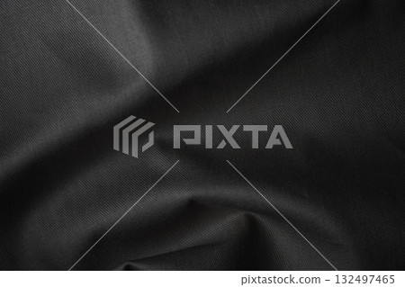Luxurious black fabric texture 132497465