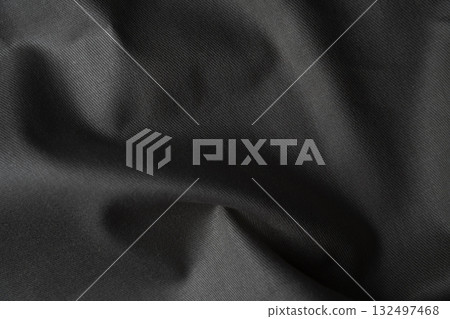 Luxurious black fabric texture 132497468