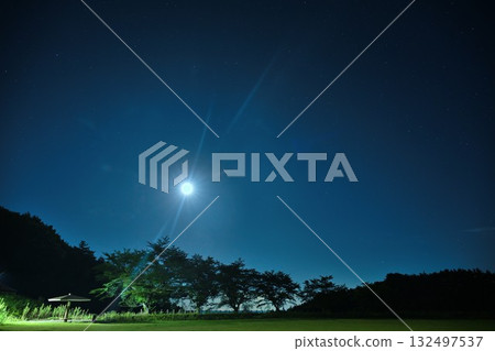 夜晚的露營地（青森縣） 132497537