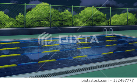 Night's poolside Night's poolside 132497777