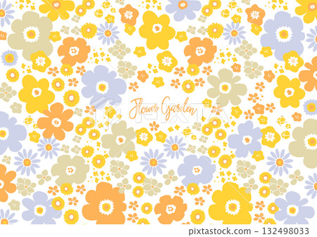 鮮豔的花朵圖案背景圖,配上春天的花朵 鮮豔的花朵圖案背景圖,配上春天的花朵 132498033