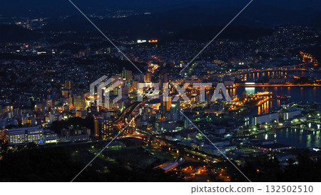 Sasebo city night view 132502510
