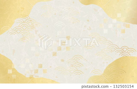 Beautiful Japanese pattern background illustration Beautiful Japanese pattern background illustration 132503154