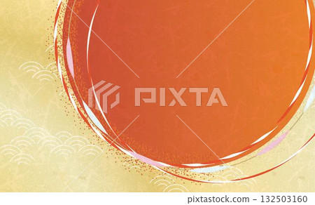 Beautiful Japanese pattern background illustration Beautiful Japanese pattern background illustration 132503160