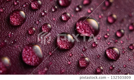 Water droplets on surface Water droplets on surface 132503809