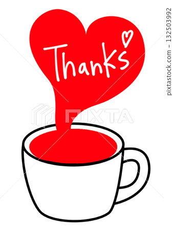Coffee and a message of thanks Coffee and a message of thanks 132503992
