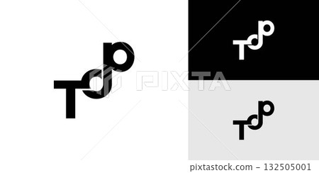 Unique and modern Top logo design 132505001
