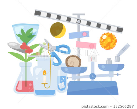 Illustration material based on the content of science for 6th grade elementary school students 132505297