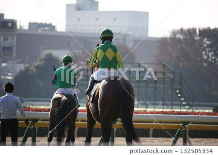 Entering the main racecourse at Tokyo Racecourse 132505334