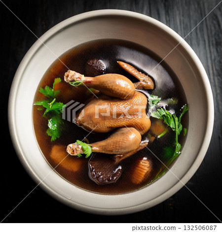 Nourishing Gui Fei Black Chicken Soup 132506087