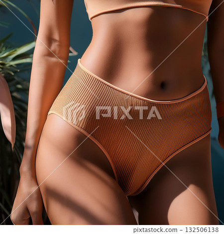 Embrace Vintage Style with High-Waisted Briefs 132506138