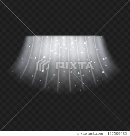 Air flow, white wind direction of air movement, vector normal stream from air conditioner, current cooling with sparkles Air flow, white wind direction of air movement, vector normal stream from air conditioner, current cooling with sparkles 132509483