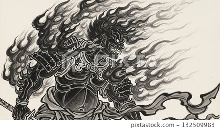 強大的黑人日本武士 132509983