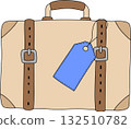 a suitcase with a briefcase 132510782