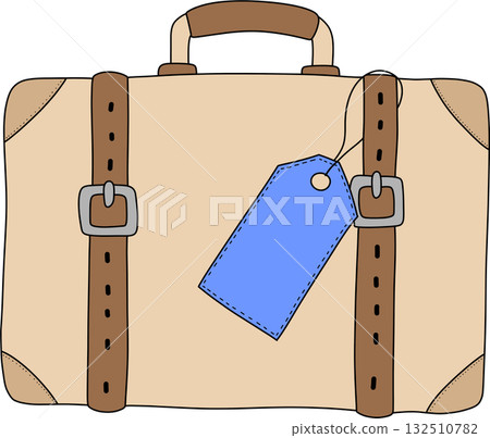 a suitcase with a briefcase a suitcase with a briefcase 132510782
