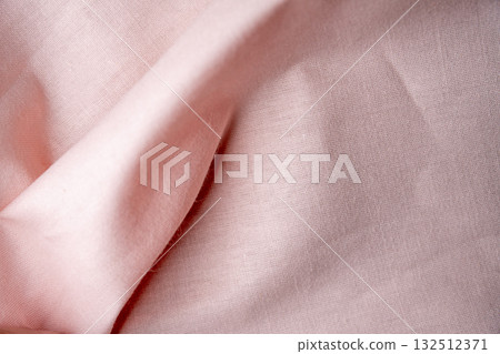 Soft pink fabric background material Soft pink fabric background material 132512371