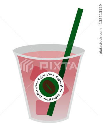 草莓飲料插圖 132513139