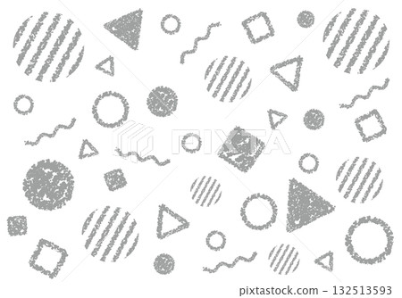 蠟筆材質:具有幾何圖案的流行背景 蠟筆材質:具有幾何圖案的流行背景 132513593