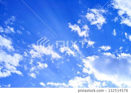 Blue sky and cloud image 132514578