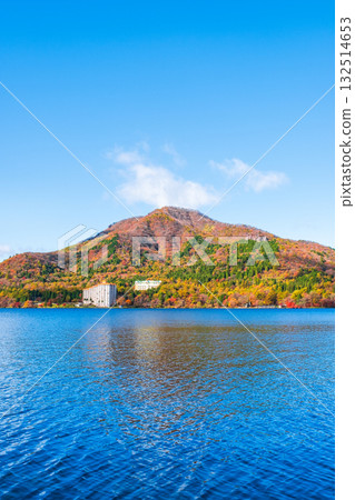 Mount Haruna, Lake Haruna, and Mount Kamikabe (Autumn) Mount Haruna, Lake Haruna, and Mount Kamikabe (Autumn) 132514653