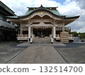 The worship hall of Okayama Shrine, located in Ishiseki-cho, Kita-ku, Okayama City 132514700