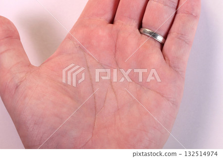 手相神秘十字線 手相神秘十字線 132514974