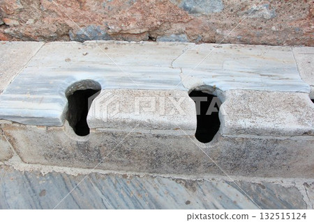 World Heritage Site: Türkiye's tourist attraction, the ruins of Ephesus from ancient Greece and Rome 132515124