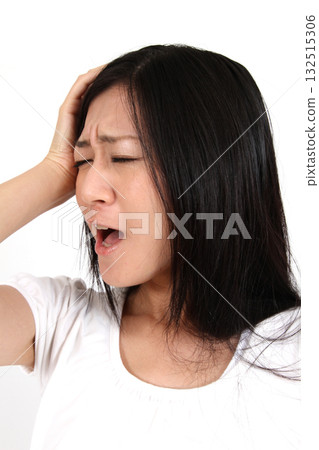 Suffering lady 132515306