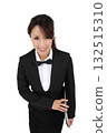 Waitress in black 132515310