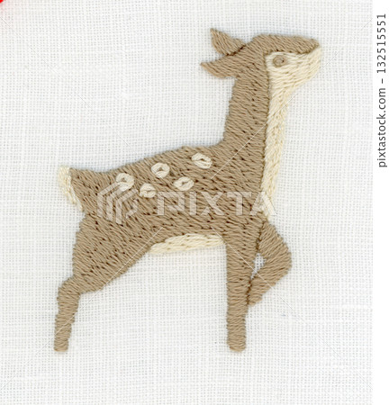 梅花鹿刺繡 梅花鹿刺繡 132515551