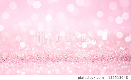 A softly sparkling frosty pink glitter background 132515648