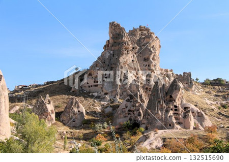 A spectacular view of the Abcilar Valley in Cappadocia, Turkey 132515690