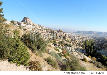 土耳其卡帕多西亞阿布西拉山谷的壯麗景色 132515691
