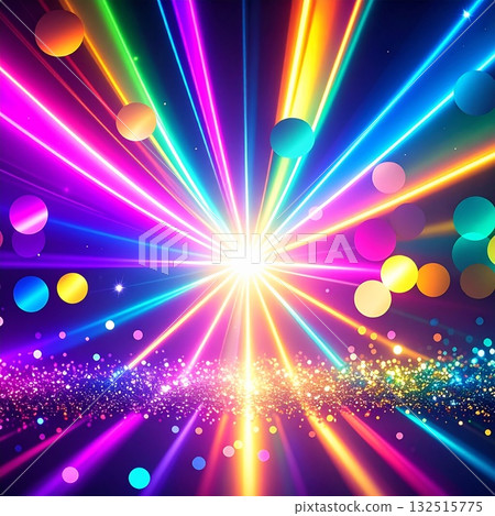 Holographic sparkling radiation background 132515775