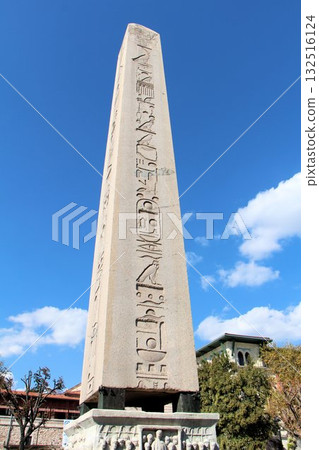 土耳其伊斯坦堡卡納克神殿競技場方尖碑 土耳其伊斯坦堡卡納克神殿競技場方尖碑 132516124