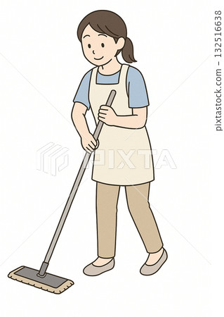 Employment support, vocational training, light work (cleaning, stickering, box packing) illustrations Employment support, vocational training, light work (cleaning, stickering, box packing) illustrations 132516638