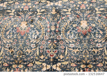 Luxury Turkish carpet pattern, double knot weave 132516647