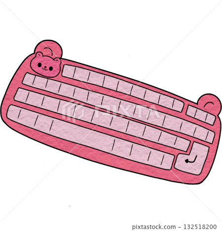 a pink keyboard 132518200