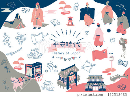 平安時代的宮廷貴族 132518483