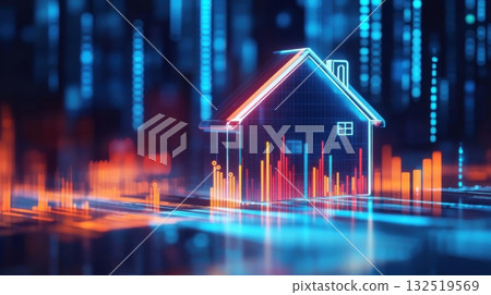 digital house market trends data visualization digital house market trends data visualization 132519569