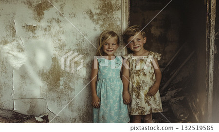 Woman living in a cave 132519585