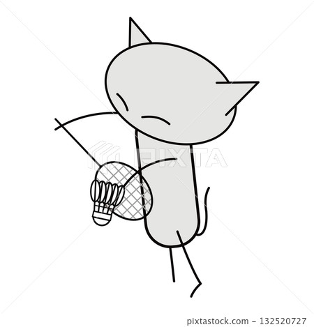 羽毛球!貓咪發球 羽毛球!貓咪發球 132520727