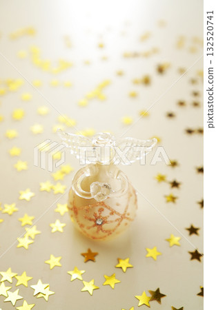 聖誕圖像：閃亮的天使和金星 132520741